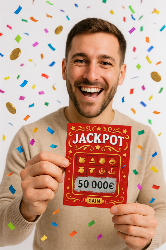 5 Faux Tickets À Gratter Gagnants de 50 000€