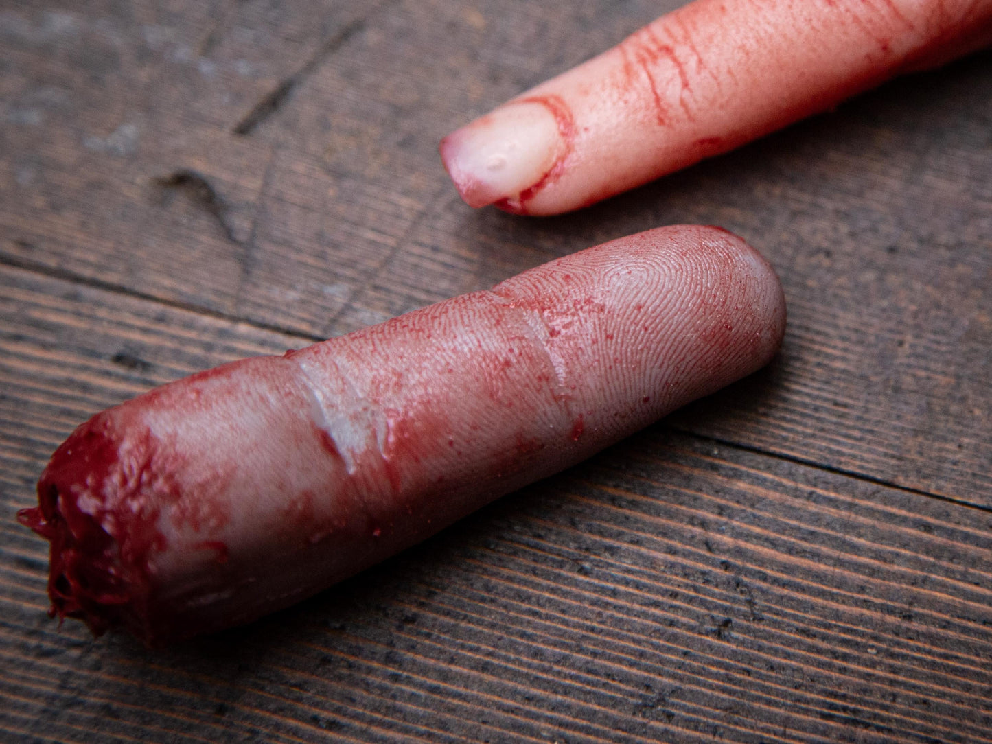 🔪 Doigt Tranché Réaliste – Accessoire Sanglant Ultra-Réaliste pour Halloween ou Effets Spéciaux de Film